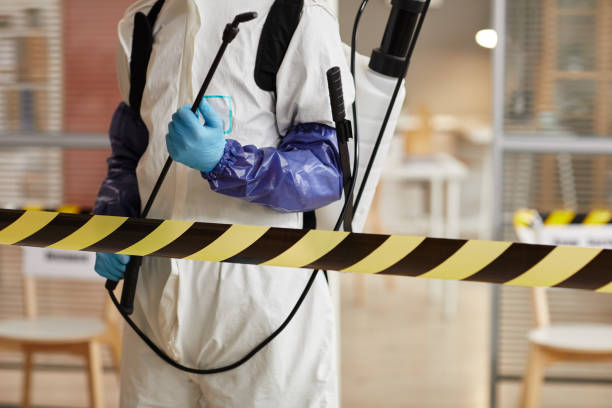 Professional Biohazard technician working in Platteville, WI